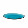 Asia Bord 21 cm turquois/mat zwart