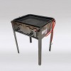 Barbecue met bakplaat 59 x 48 cm